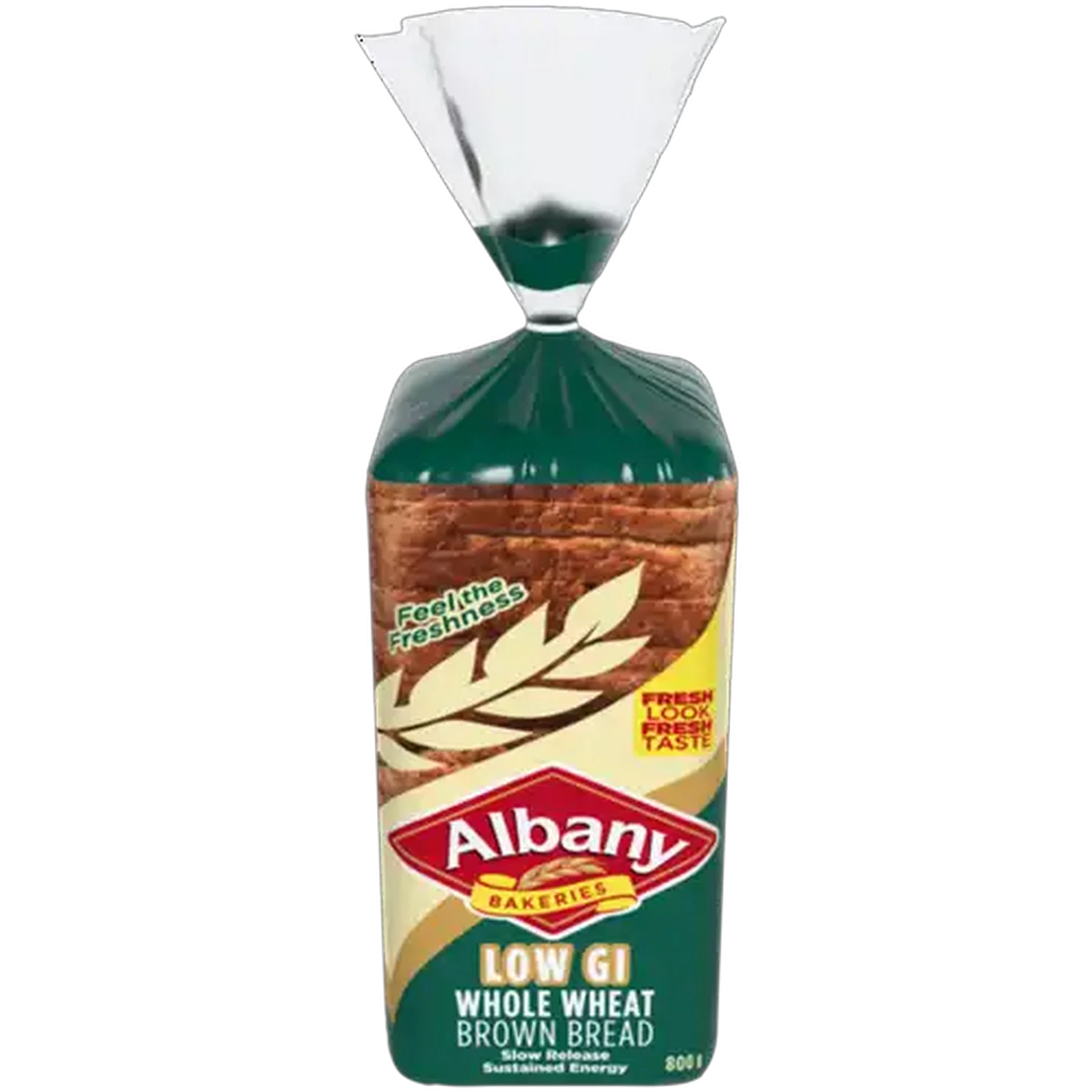 Image of Albany Low GI Wholewheat Brown Bread 800g