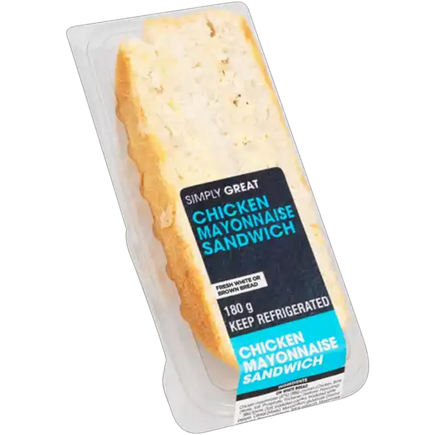 Image of Simply Great Chicken Mayonnaise Sandwich on White Bread 180g