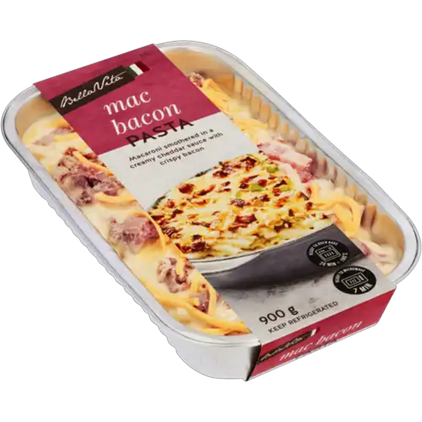Image of Bella Vita Mac Bacon Pasta 900g