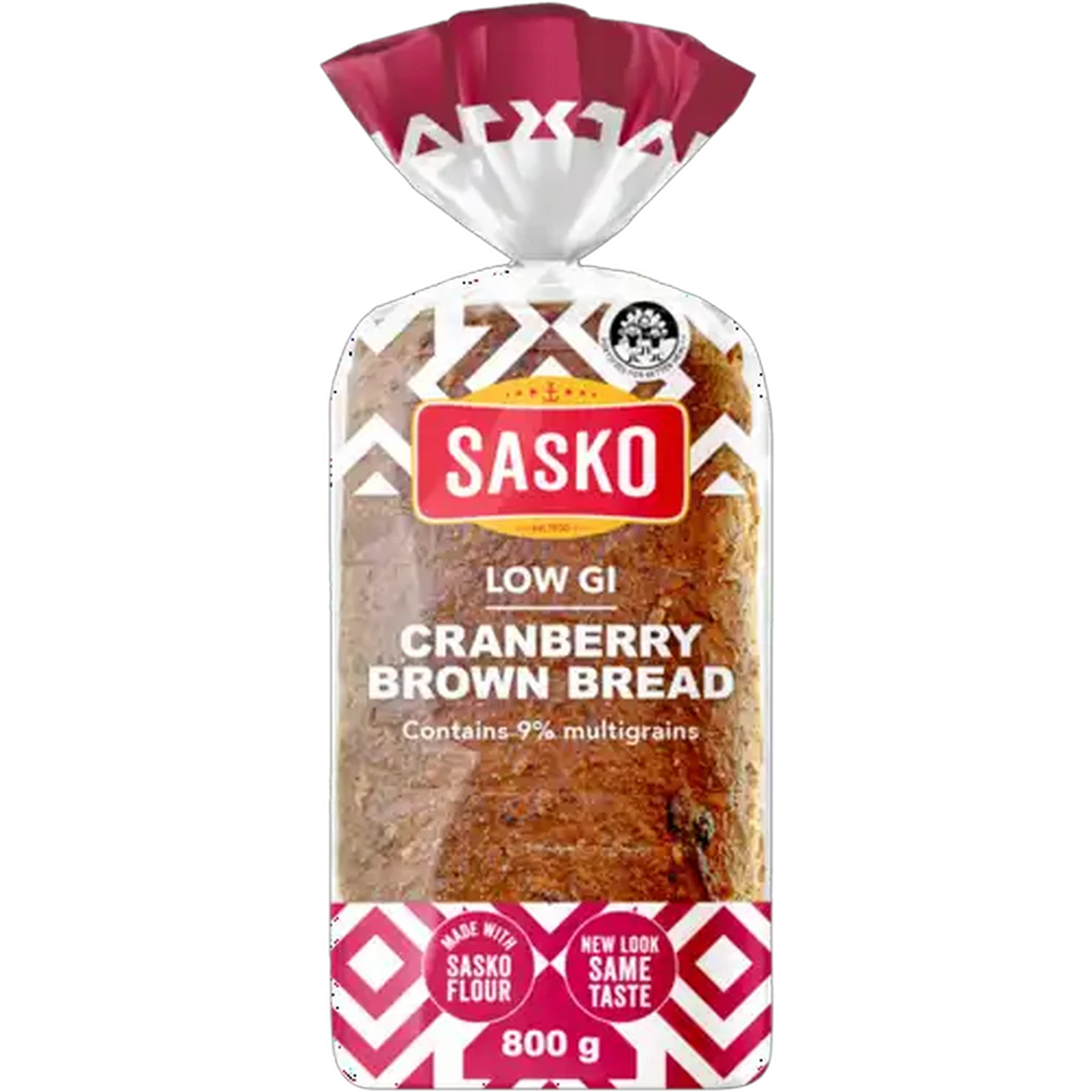 Image of SASKO Low G.I Dumpy Cranberry Brown Bread 800g