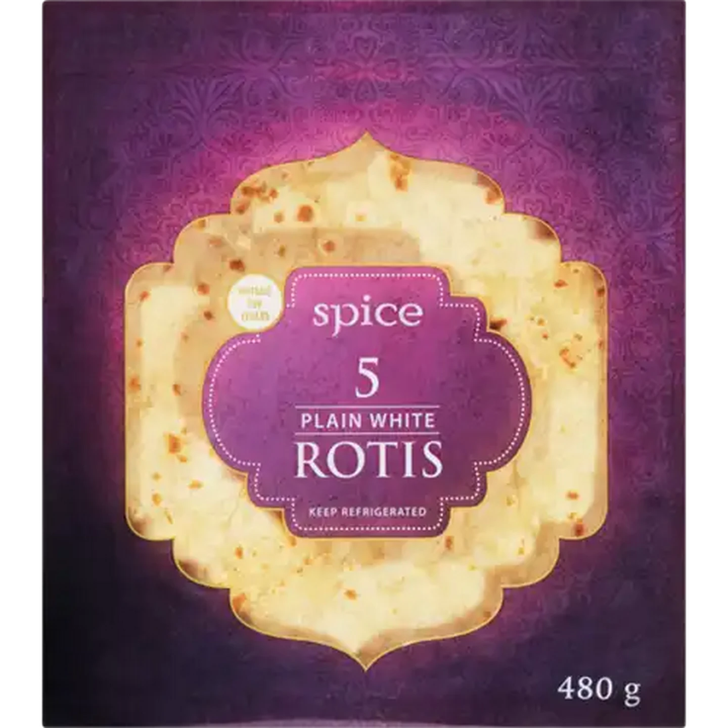Image of Spice Plain White Roti Ready Meal 480g
