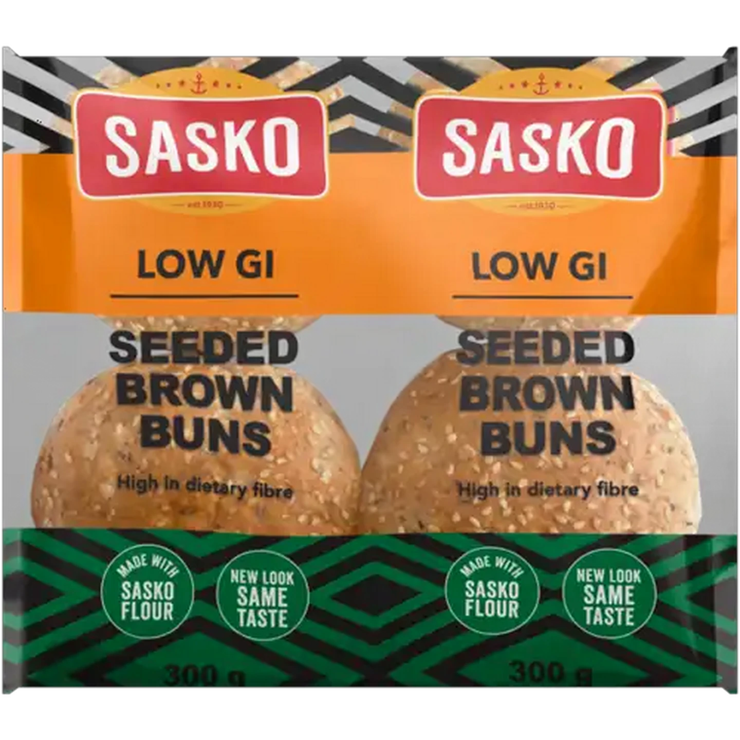 Image of SASKO Low GI Seeded Brown Buns 300g