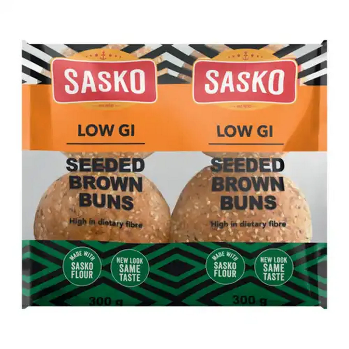 Image of SASKO Low GI Seeded Brown Buns 300g