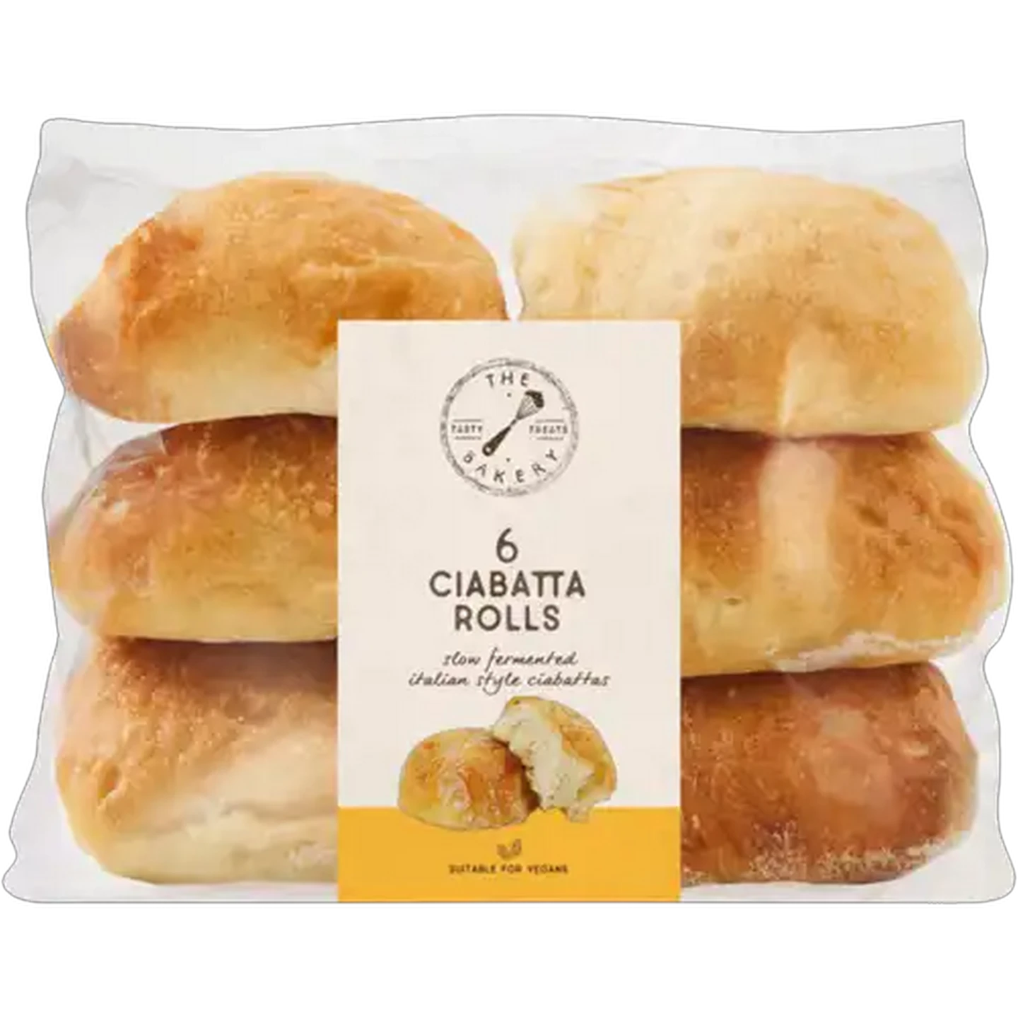 Image of The Bakery Ciabatta Rolls 6 Pack