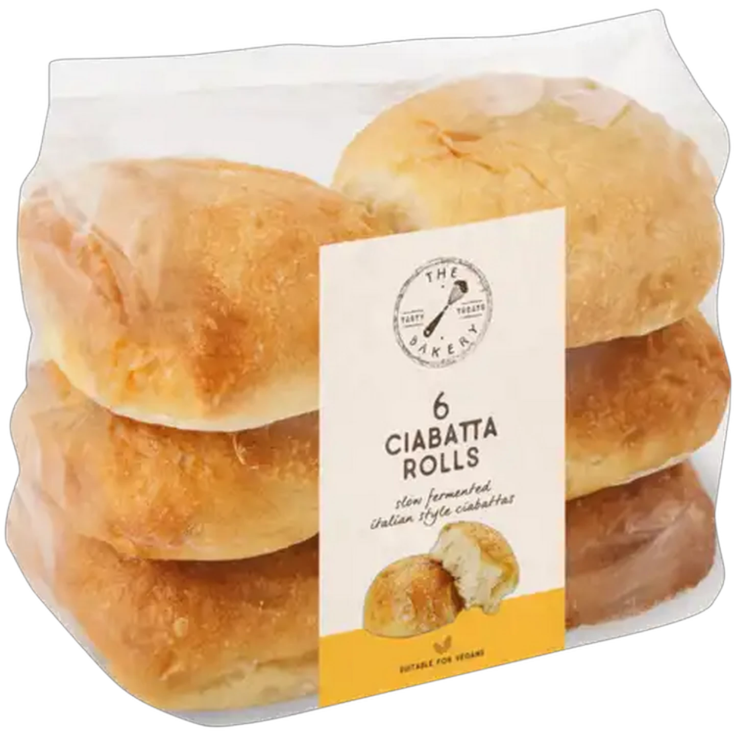 Image of The Bakery Ciabatta Rolls 6 Pack