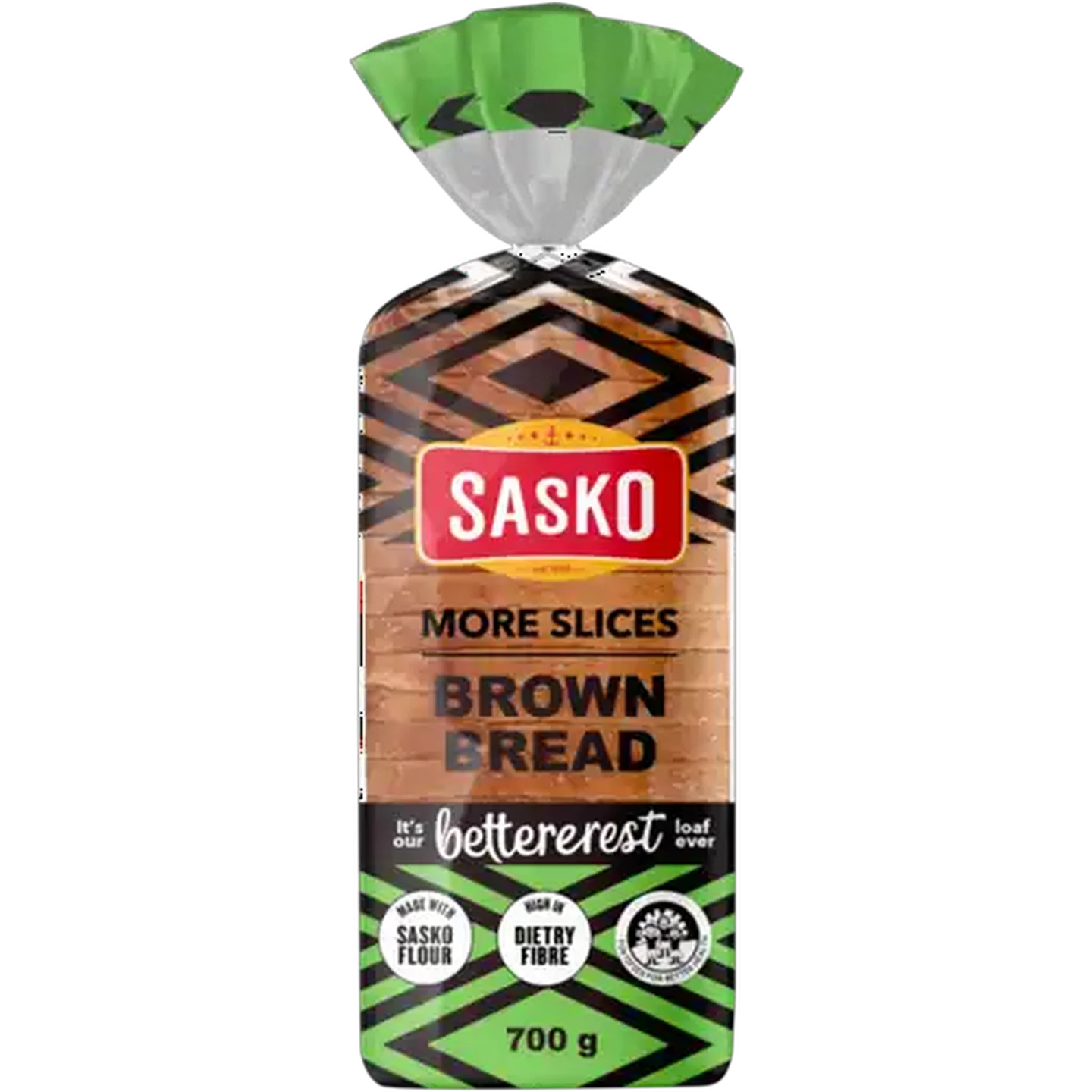 Image of SASKO More Slices Brown Bread 700g