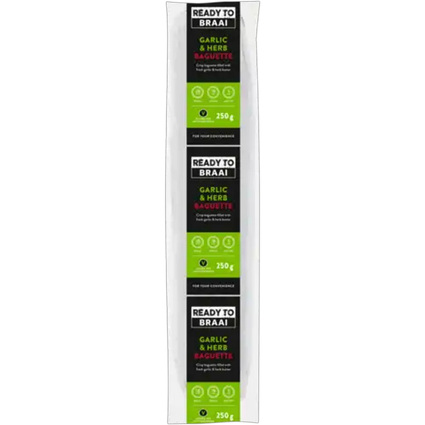 Image of Ready To Braai Garlic & Herb Baguette 250g
