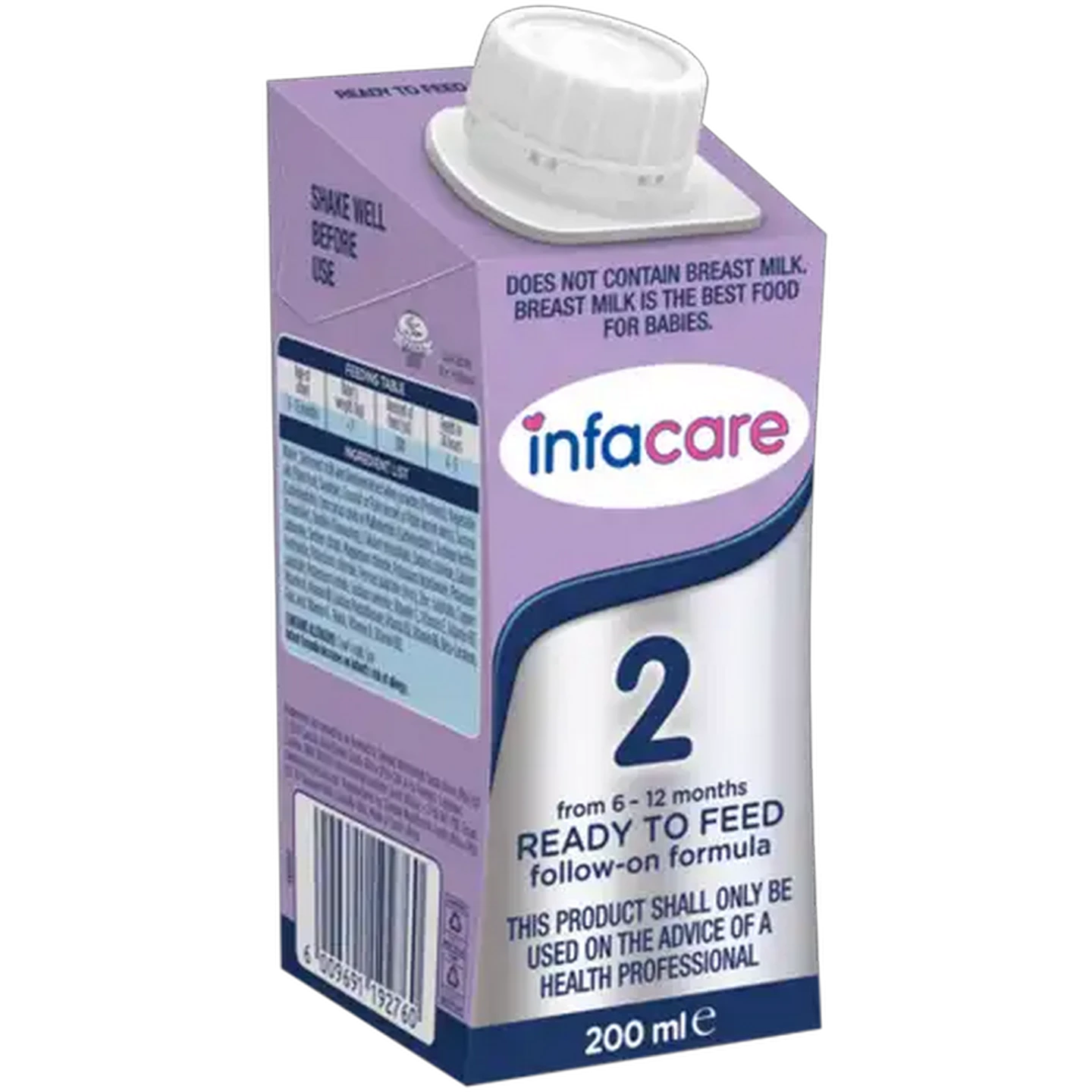 Image of Infacare Stage 2 Ready to Feed Follow-On Formula 200ml