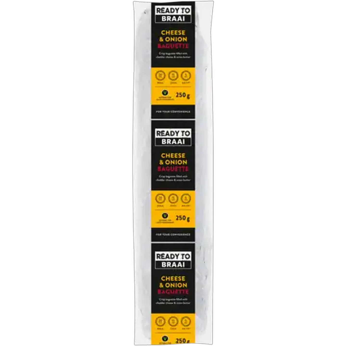 Image of Ready To Braai Cheese & Onion Baguette 250g