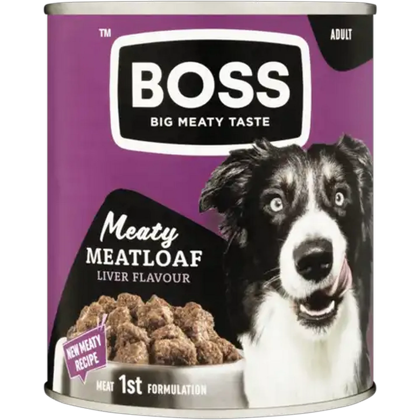 Image of Boss Meatloaf Liver Flavour All Adult Wet Dog Food 820g