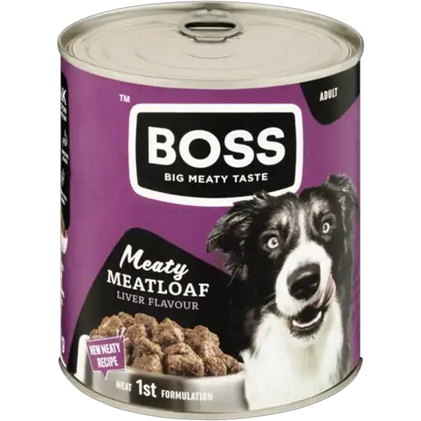 Image of Boss Meatloaf Liver Flavour All Adult Wet Dog Food 820g