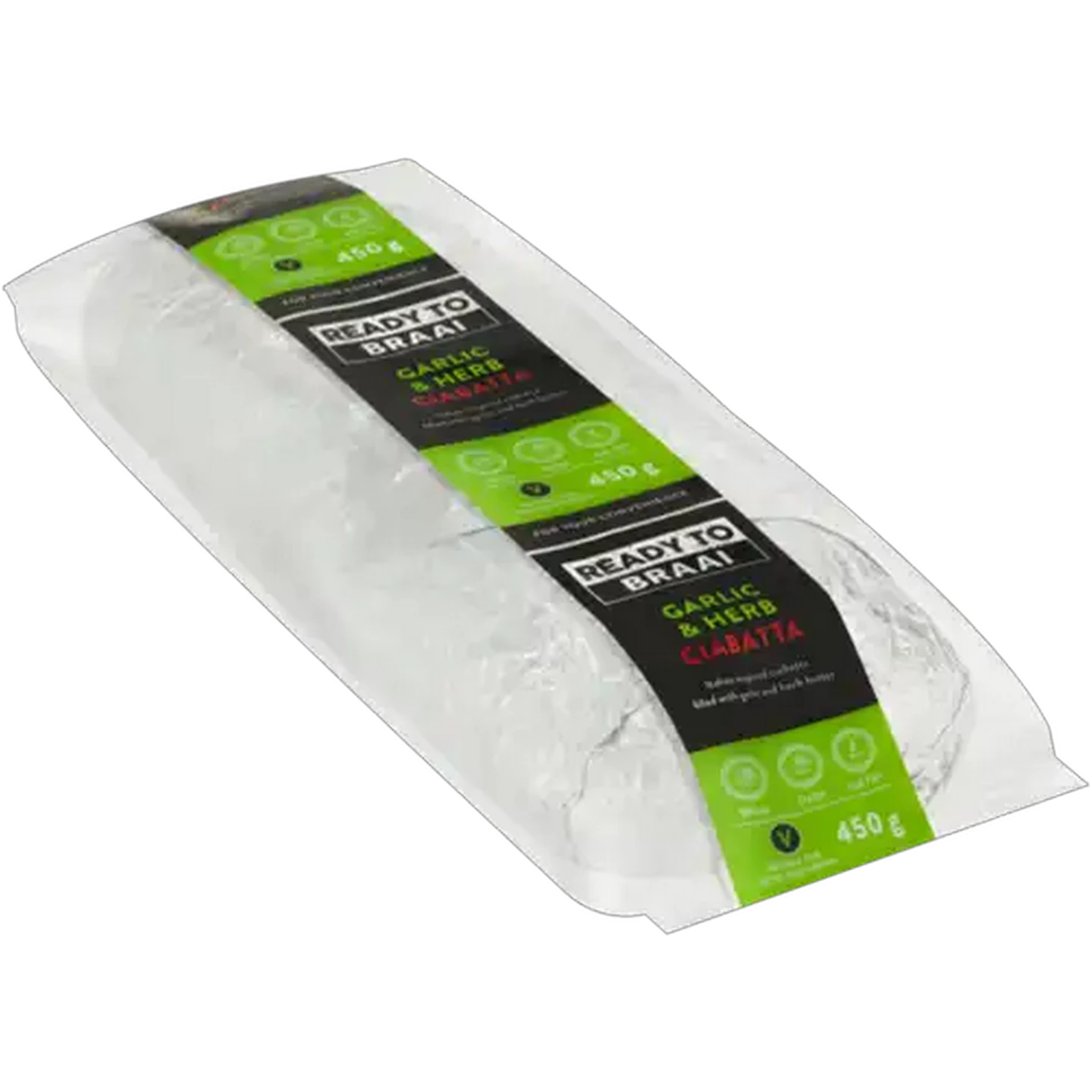 Image of Ready To Braai Garlic & Herb Ciabatta 450g