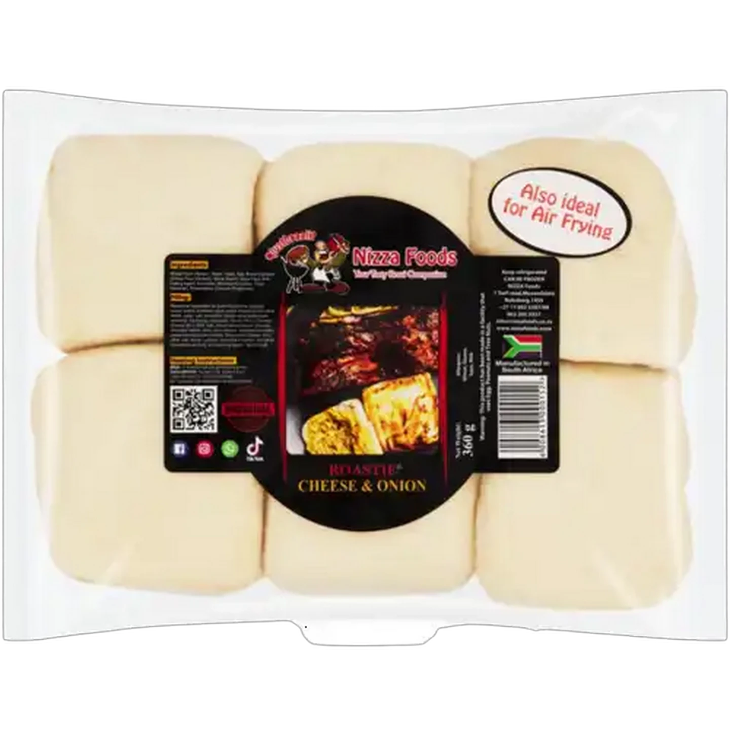 Image of Nizza Foods Cheese & Onion Roastie 6 Pack