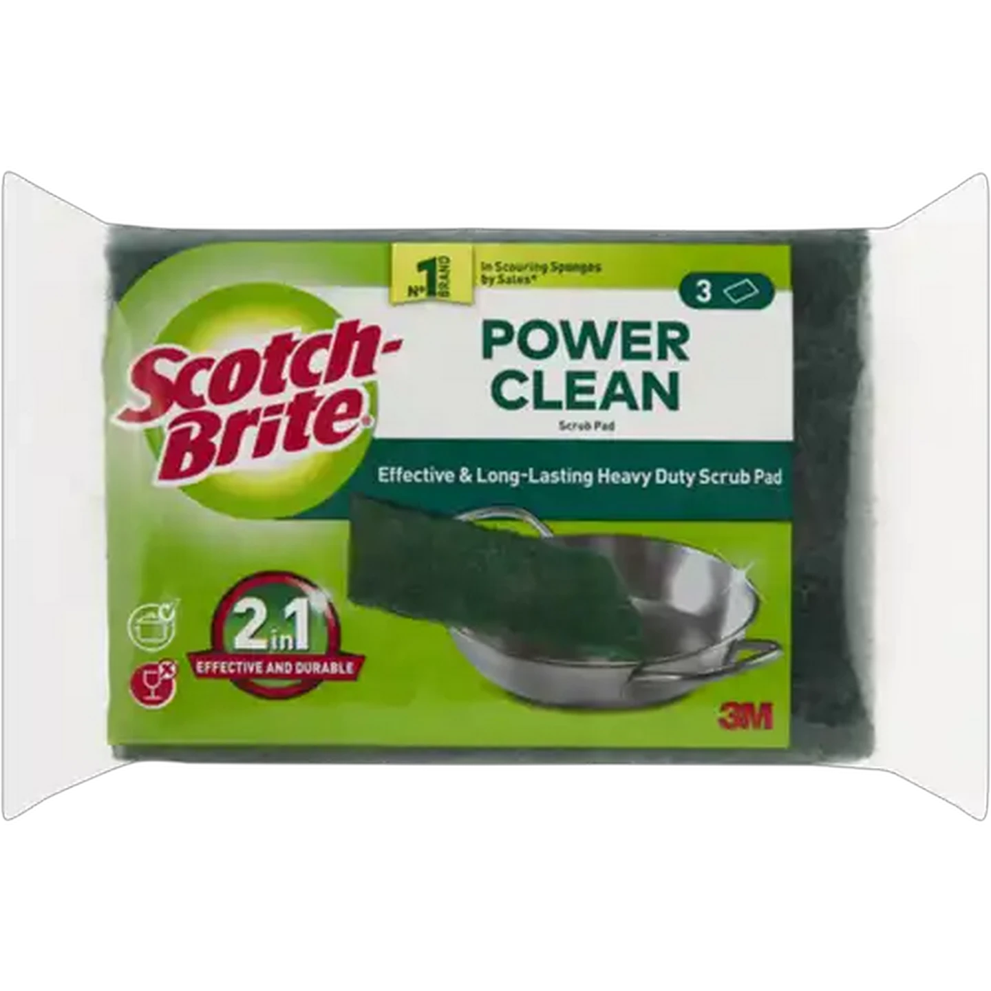 Image of Scotch-Brite Heavy Duty Scrub Pad 3 Pack