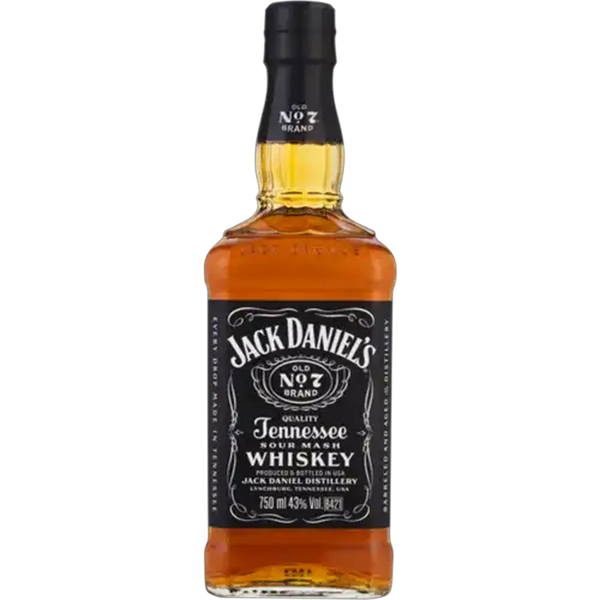 ウイスキー Jack Daniel's Old No.7 Tennessee Whiskey Shoprite ZA | Jack Daniel's Old No. 7 Tennessee Whiskey Bottle 750ml
