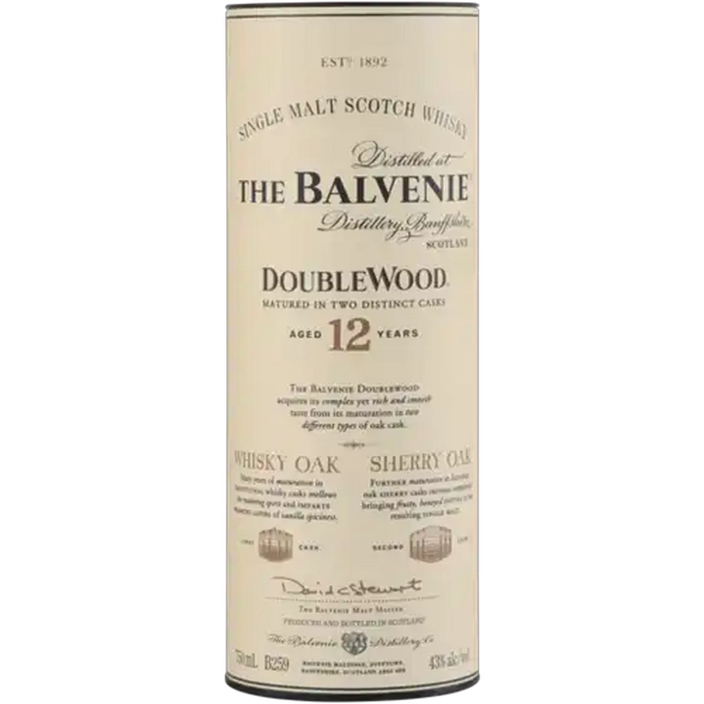 Image of The Balvenie Double Wood 12 Year Old Scotch Whisky Bottle 750ml