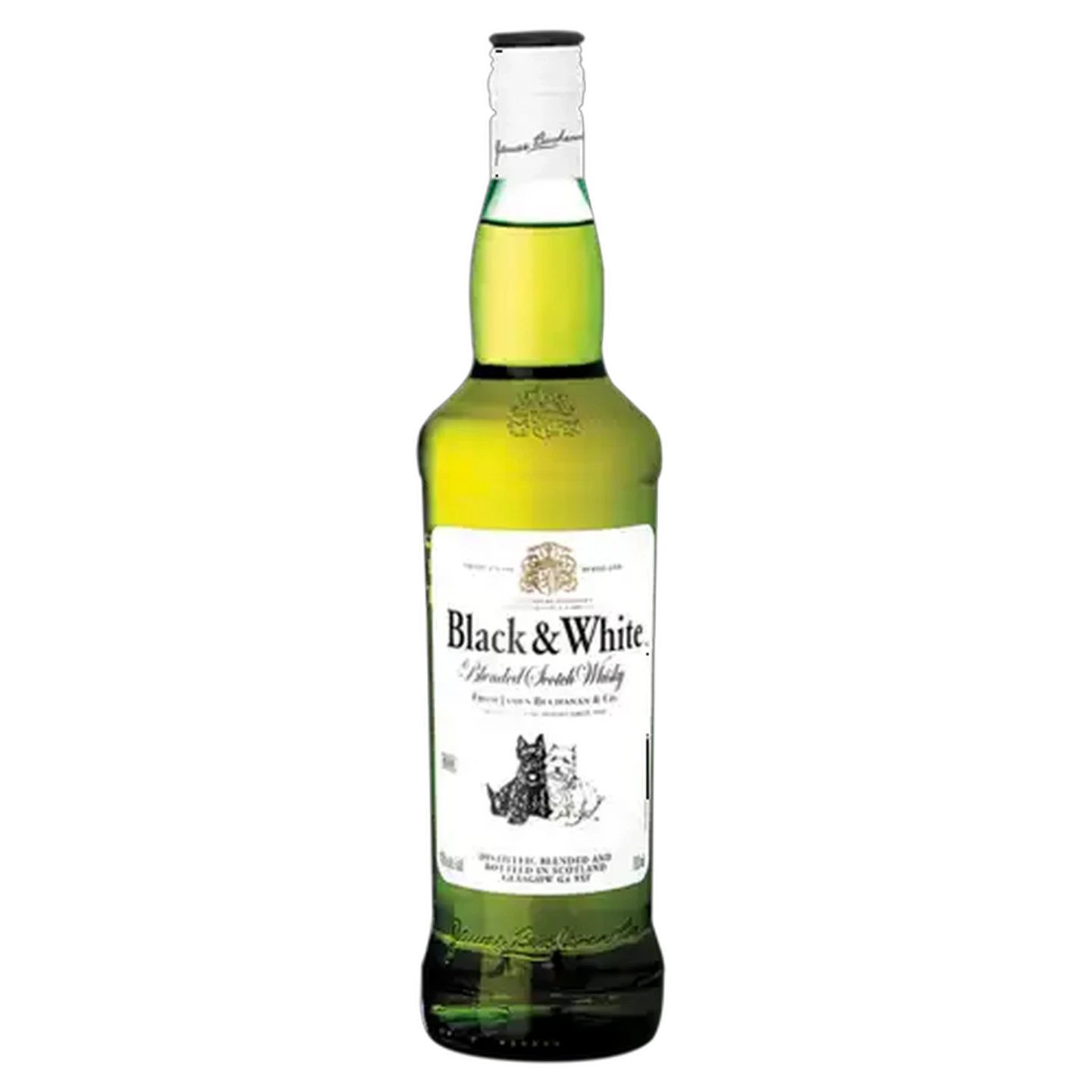 Image of Black & White Blended Scotch Whisky Bottle 750ml