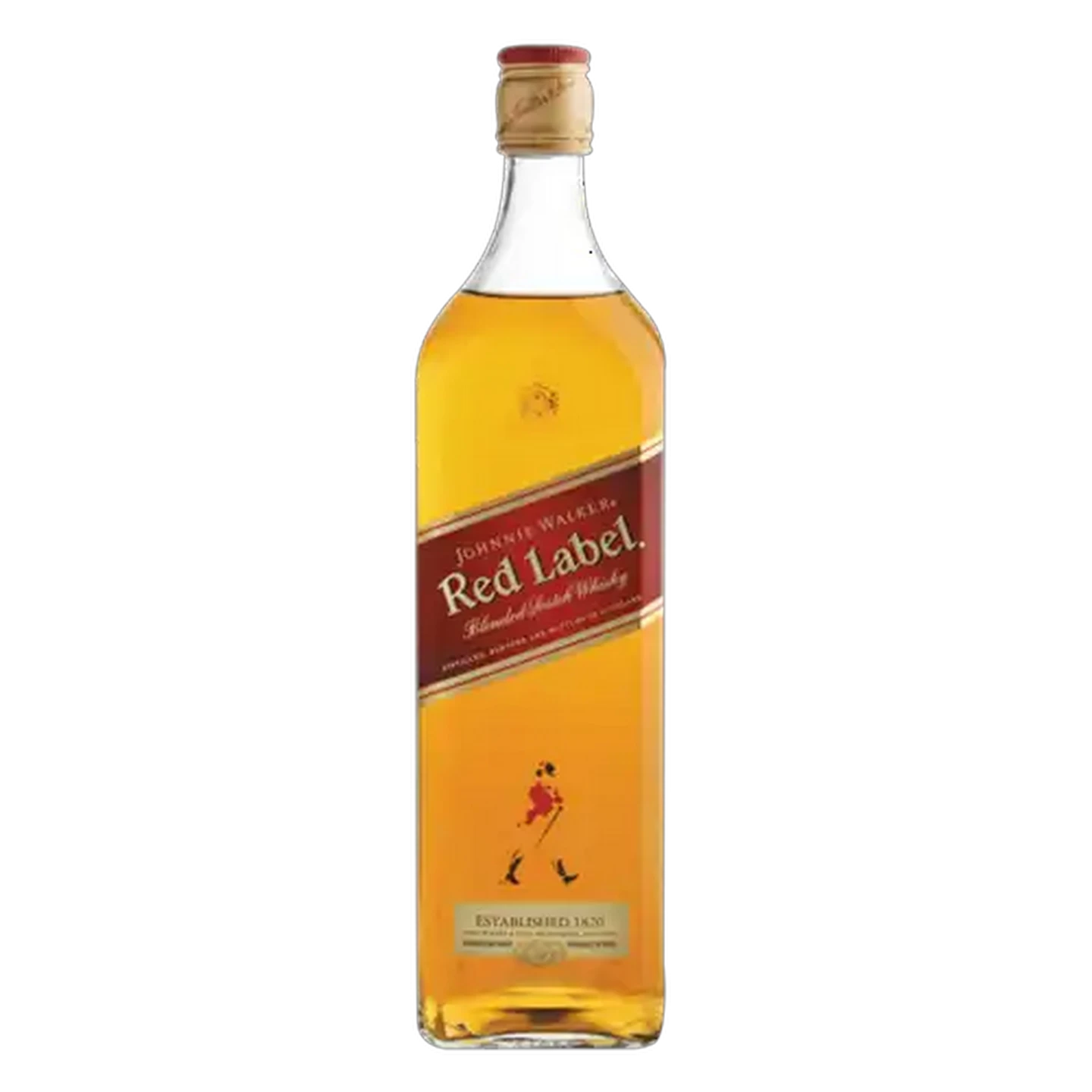 Image of Johnnie Walker Red Label Scotch Whisky Bottle 1L