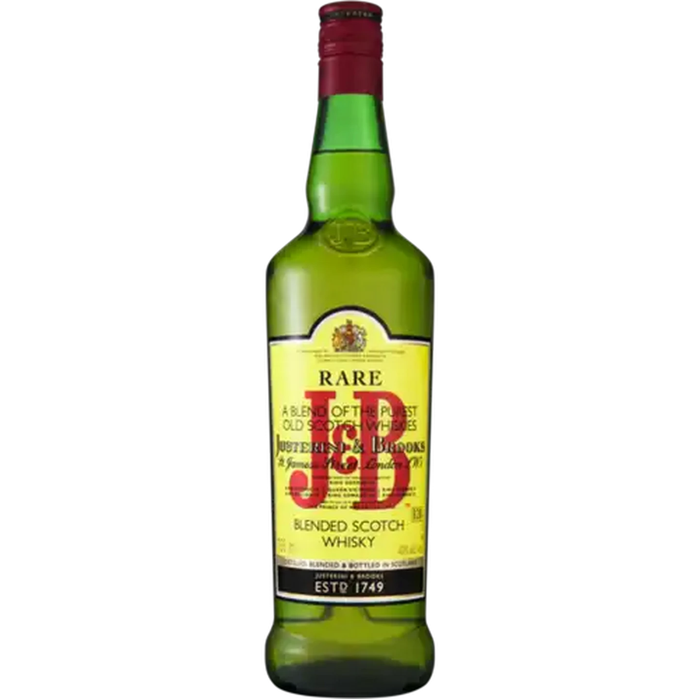 Image of J&B Blended Scotch Whisky Bottle 750ml