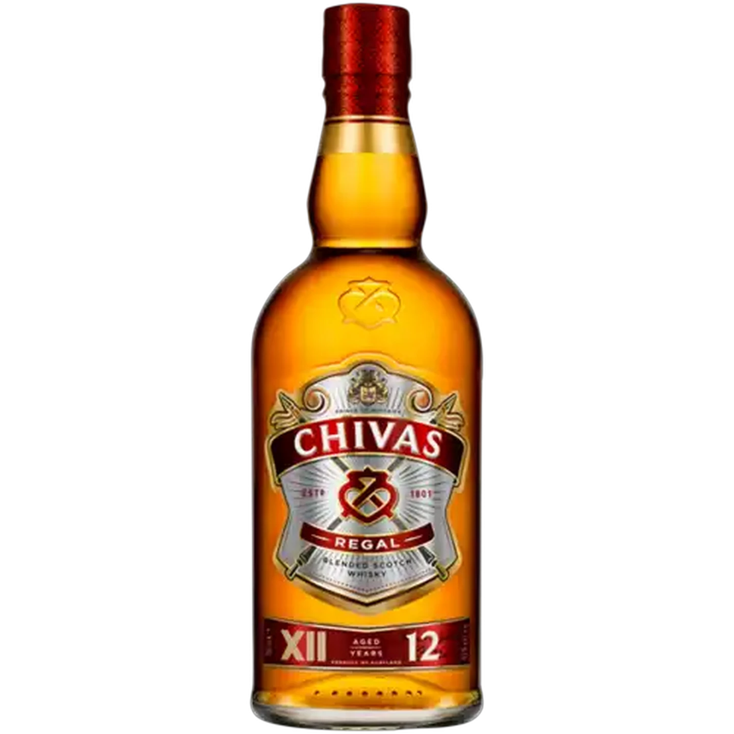Image of Chivas Regal 12 Year Old Blended Scotch Whisky Bottle 750ml