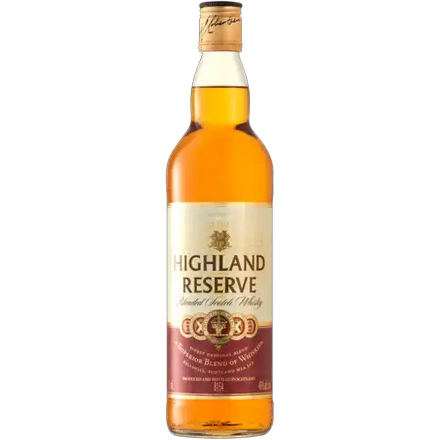 Image of Highland Reserve Blended Scotch Whisky Bottle 750ml