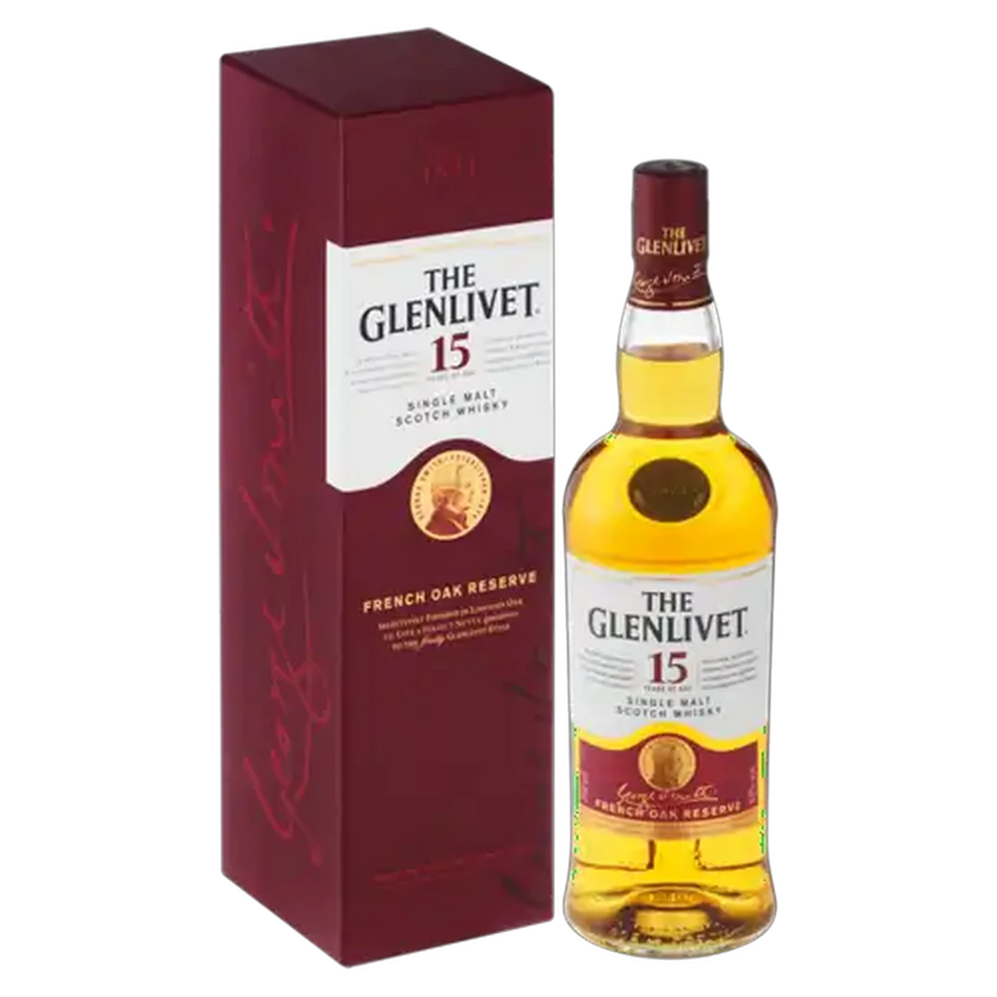 Image of The Glenlivet 15 Year Single Malt Whisky Bottle 750ml