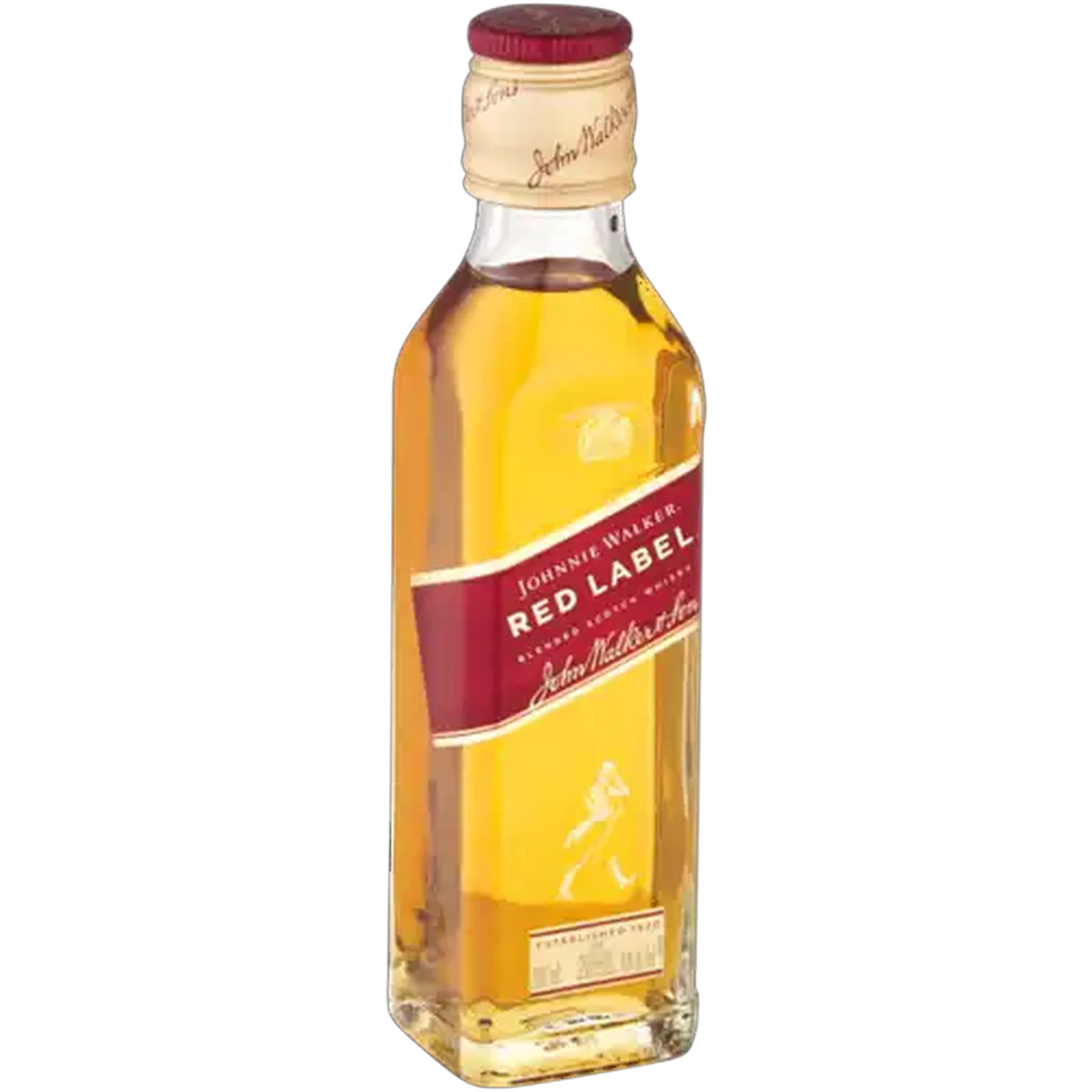 Image of Johnnie Walker Red Label Blended Scotch Whisky Bottle 200ml