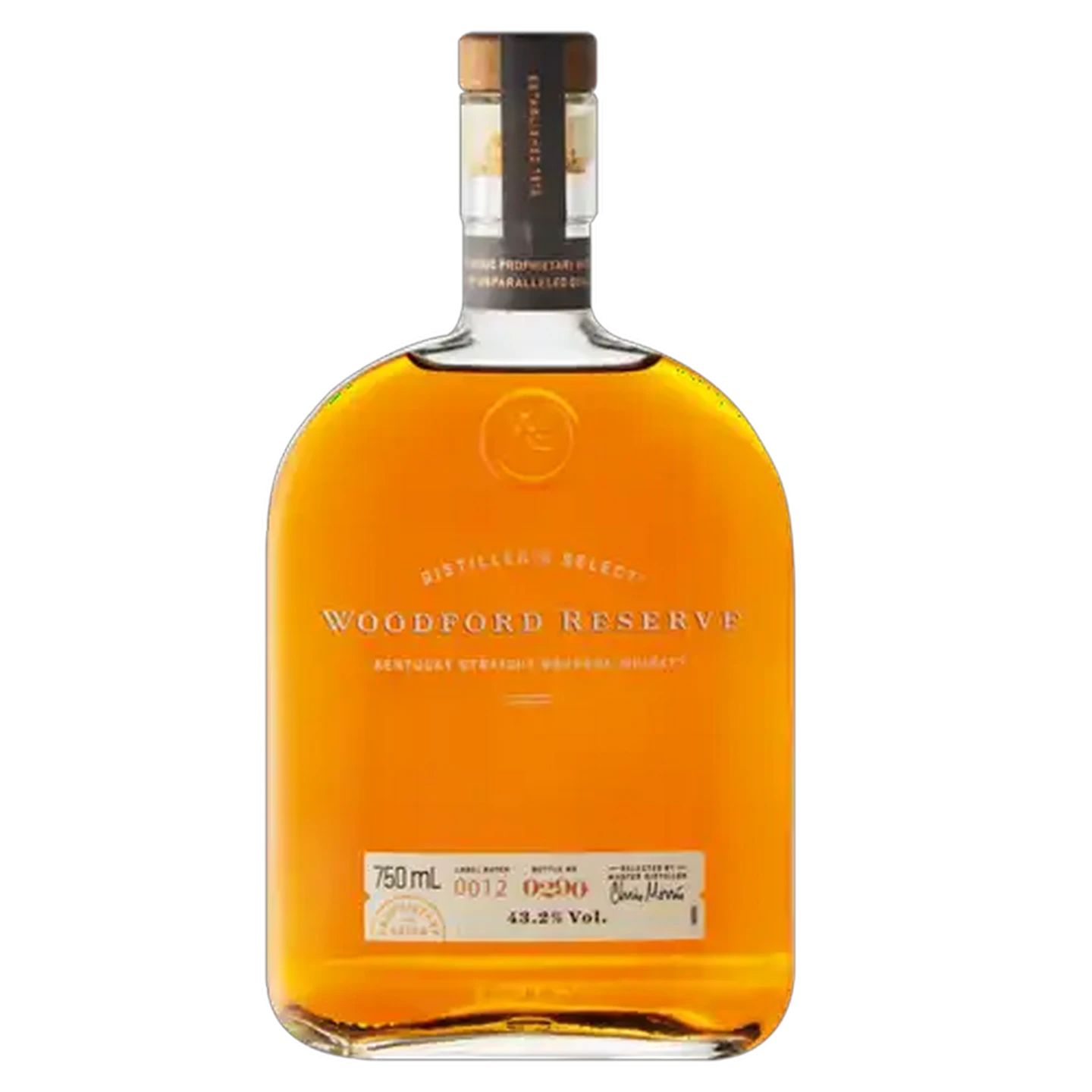 Image of Woodford Reserve Kentucky Straight Bourbon Whiskey Bottle 750ml