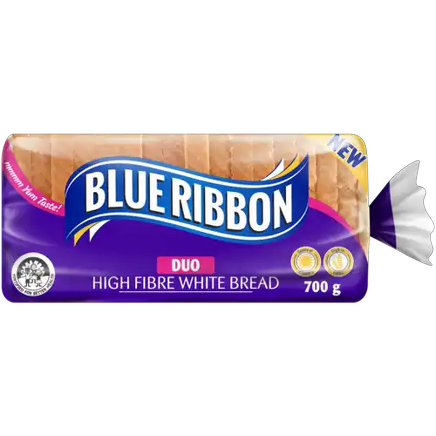 Image of Blue Ribbon Duo High Fibre White Bread 700g