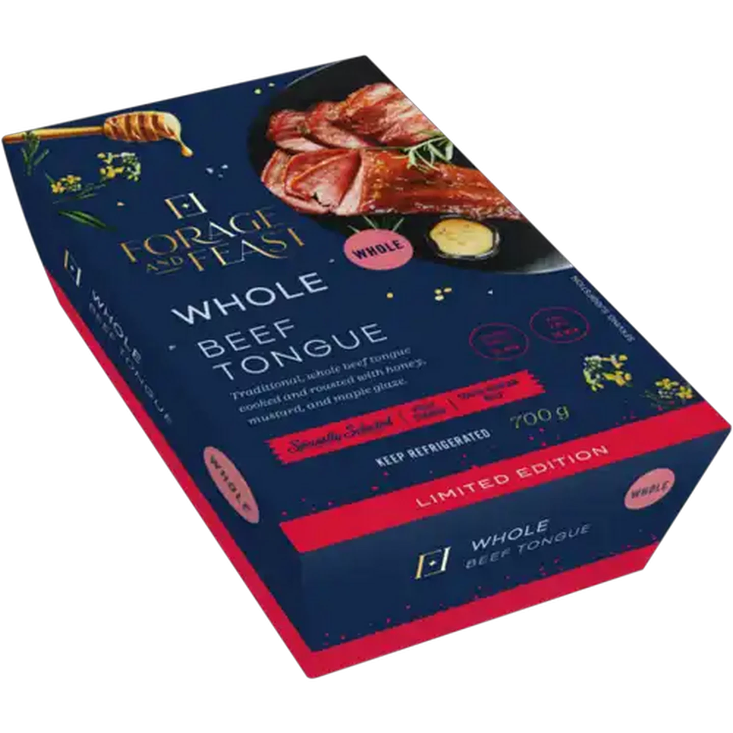 Image of Forage And Feast Limited Edition Sweet Mustard Beef Tongue 700g
