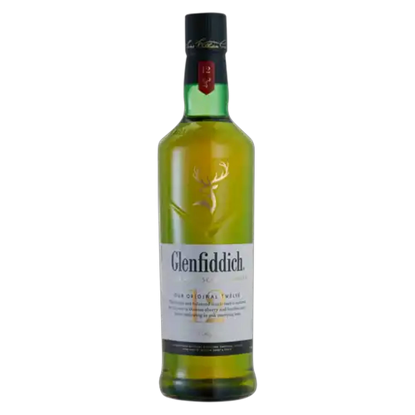 Image of Glenfiddich 12 Year Old Single Malt Scotch Whisky Bottle 750ml