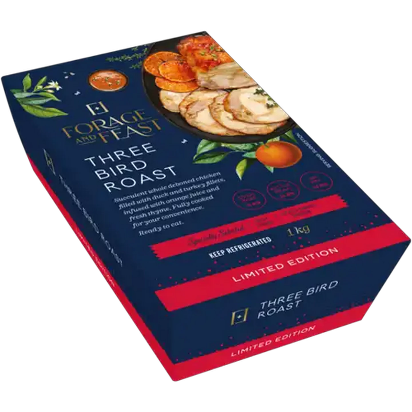 Image of Forage And Feast Limited Edition Three Bird Roast 1kg