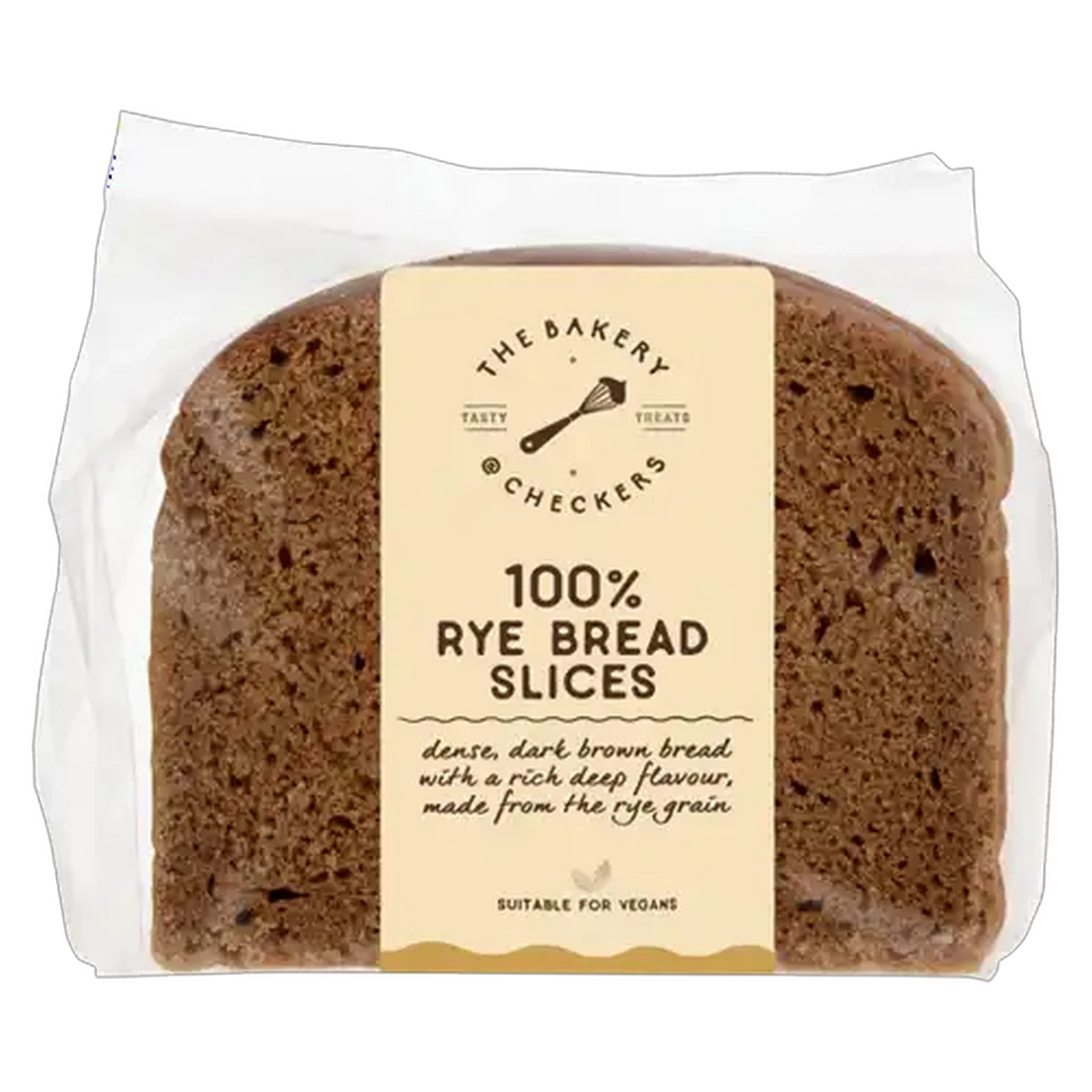Image of The Bakery 100% Rye Bread Slices 400g