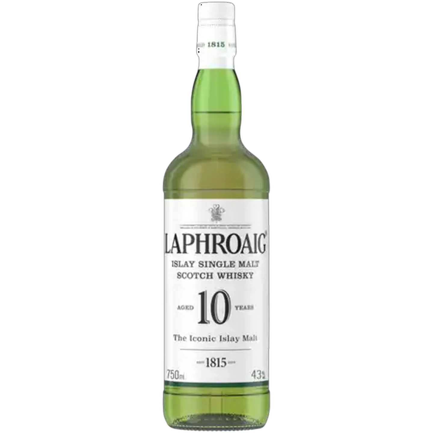 Image of Laphroaig 10 Year Old Whisky Bottle 750ml