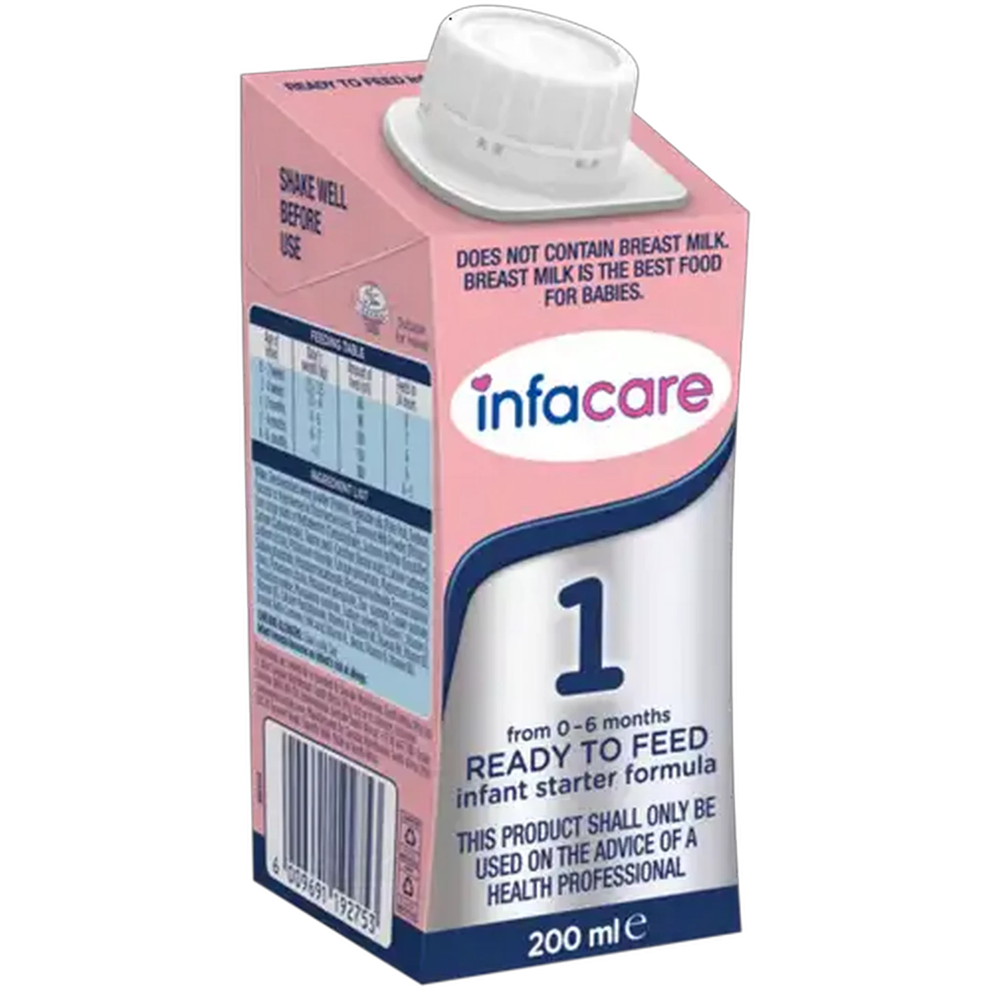 Image of Infacare Stage 1 Ready to Feed Infant Starter Formula 200ml