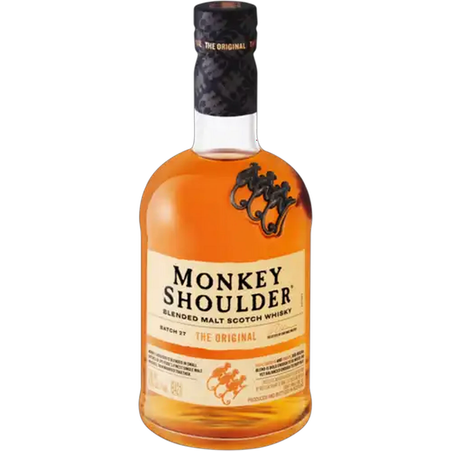 Image of Monkey Shoulder The Original Blended Malt Scotch Whisky Bottle 750ml