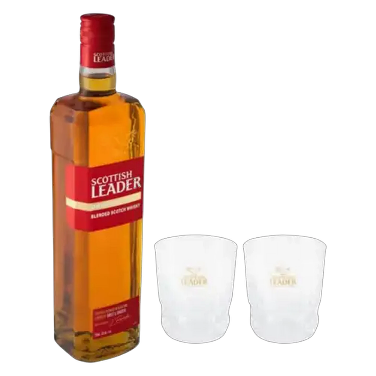 Image of Scottish Leader Original Blended Scotch Whisky Gift Pack Box 750ml
