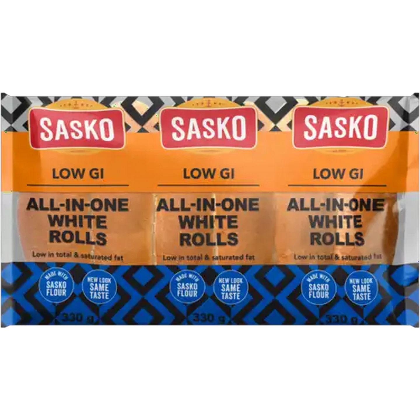 Image of SASKO Low G.I All-In-One White Rolls 6 Pack