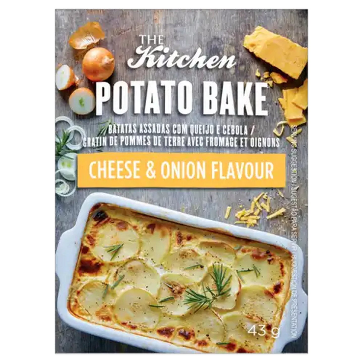 Image of The Kitchen Potato Bake Cheese & Onion Flavour 43g