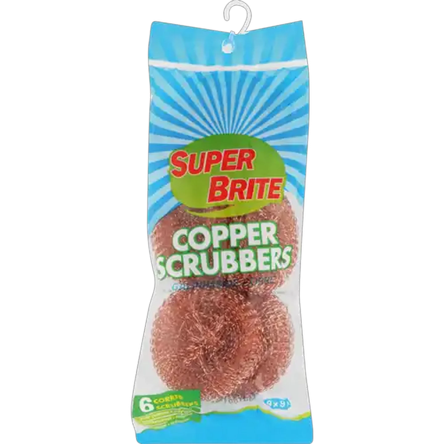 Image of Super Brite Copper Scrubbers 6-Pack