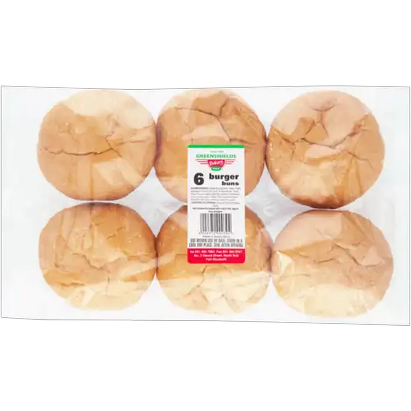 Image of Greenshields Bakery Burger Buns 6 Pack