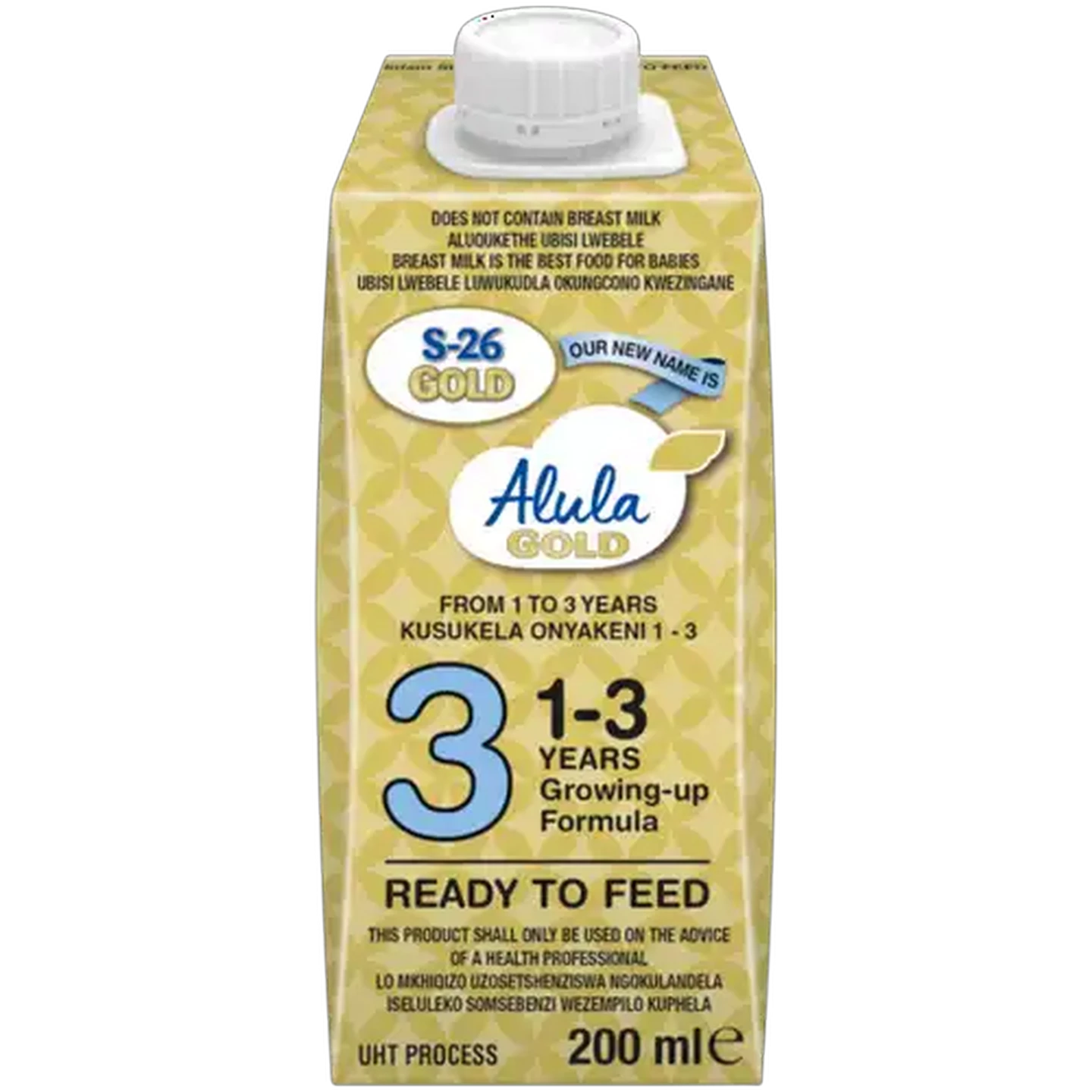 Image of Alula Gold Stage 3 1-3 Years Ready to Feed Growing Up Formula 200ml
