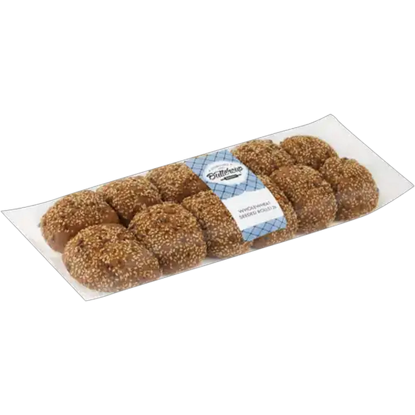 Image of Buttercup Bakery Mini Seeded Wholewheat Rolls 12 Pack