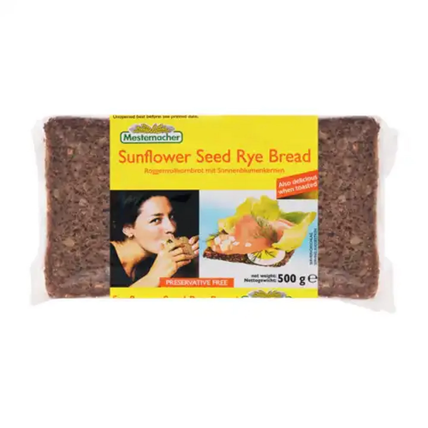 Image of Mestemacher Sunflower Seed Rye Bread 500g