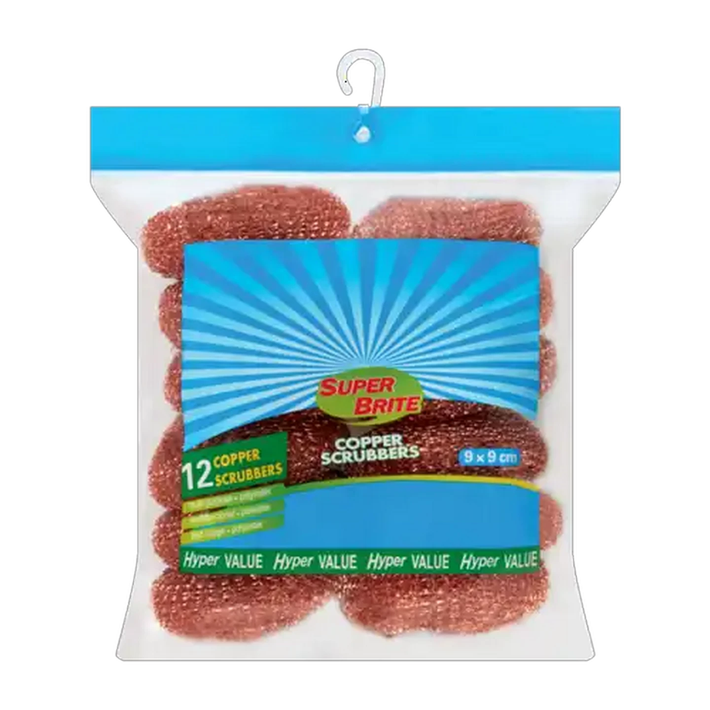 Image of Super Brite Copper Scrubbers 12-Pack