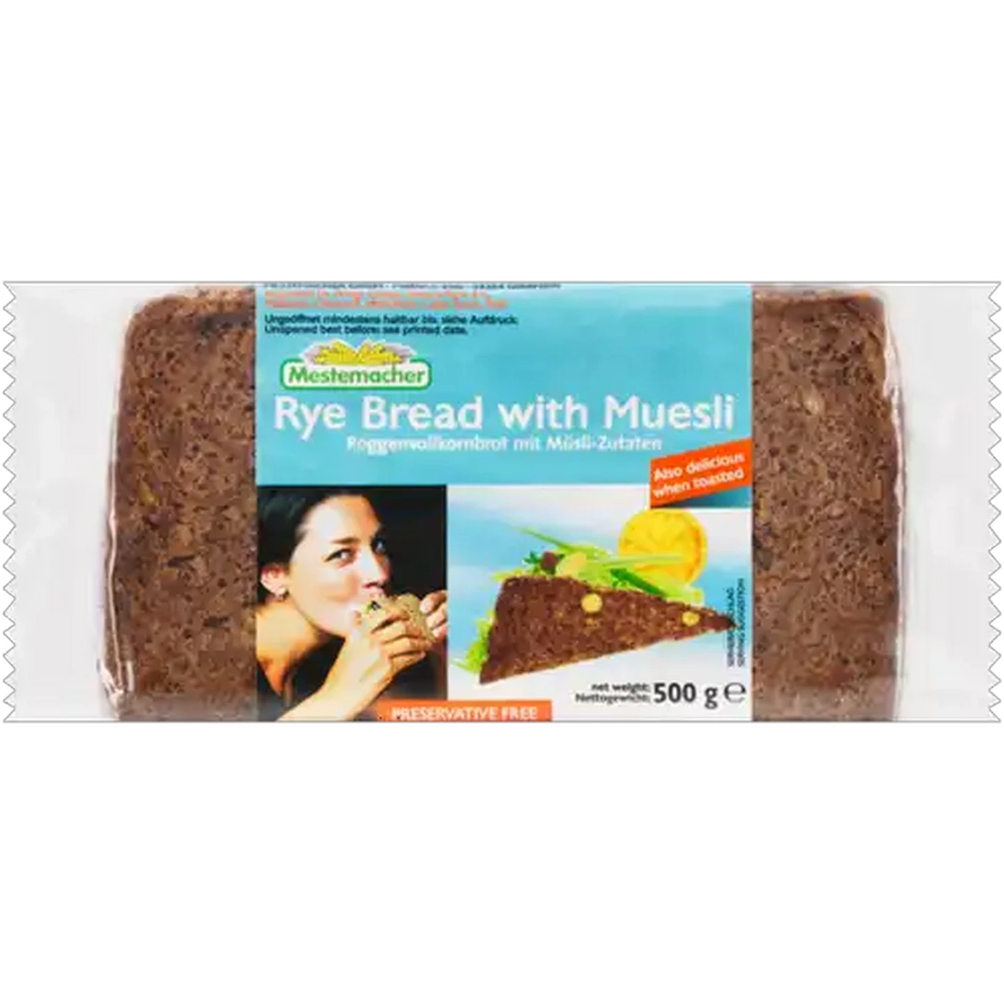 Image of Mestemacher Rye Bread with Muesli 500g