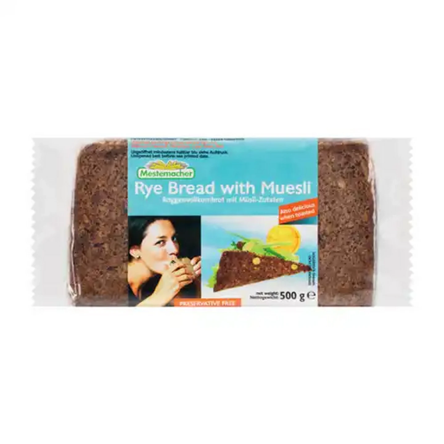 Image of Mestemacher Rye Bread with Muesli 500g