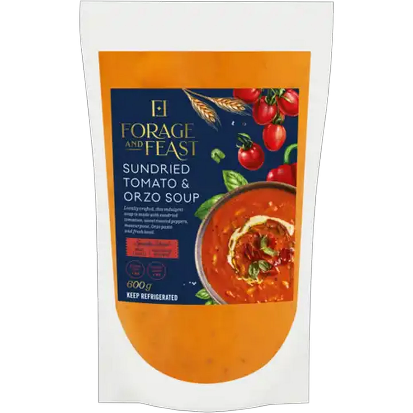 Image of Forage And Feast Sundried Tomato & Orzo Soup 600g