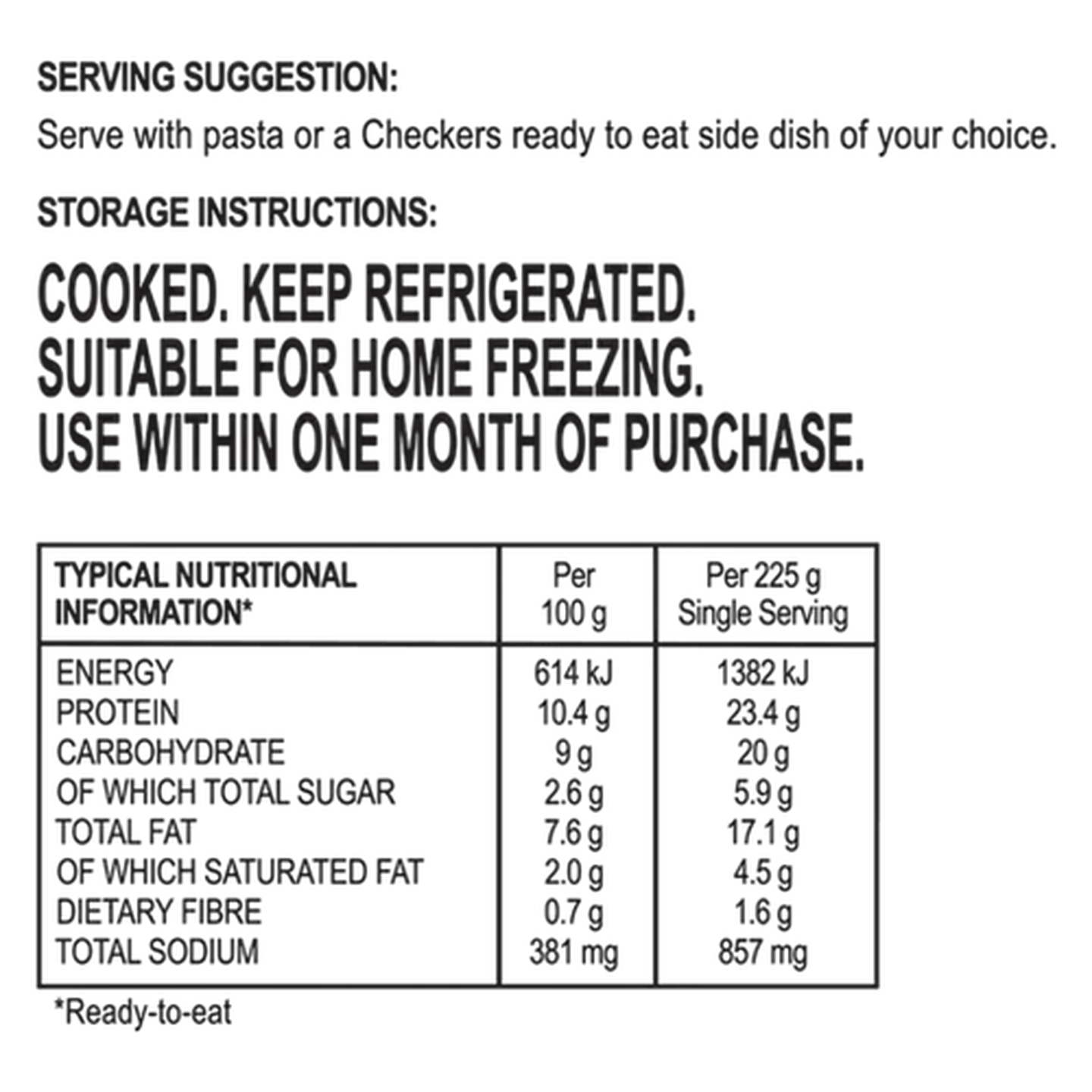 Image of Ready To Cook Beef Frikkadels & Smoor 900g
