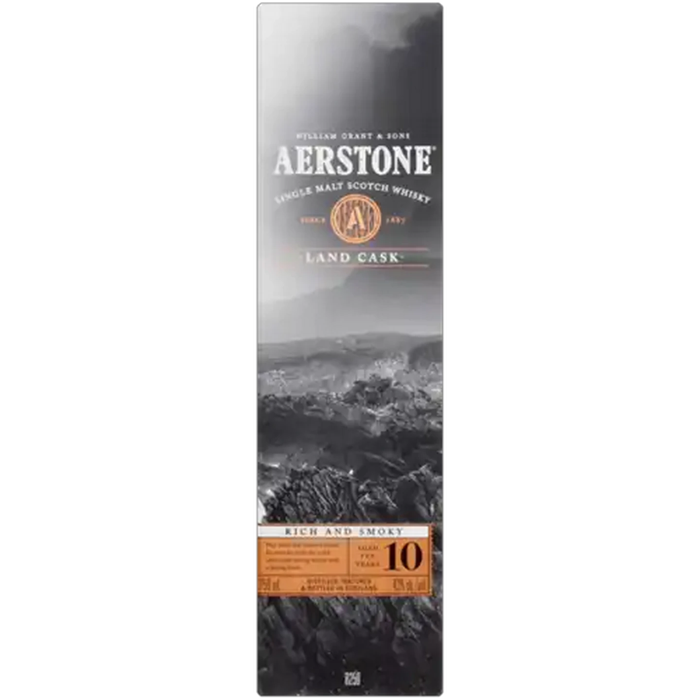 Image of Aerstone 10 Year Old Land Cask Single Malt Scotch Whisky Bottle 750ml